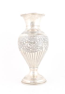 Silber Vase, - Argenti