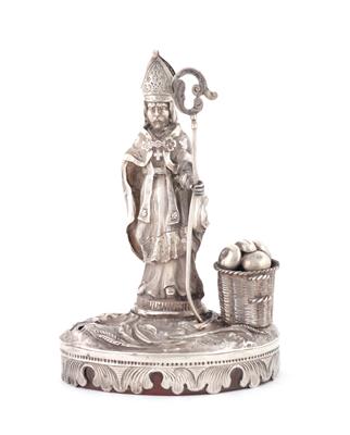 Statuette eines Bischofs, - Stříbro