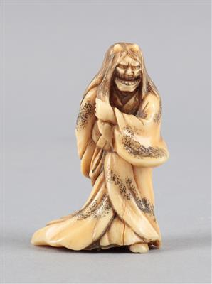 Netsuke der Kiyohime, - Asiatika