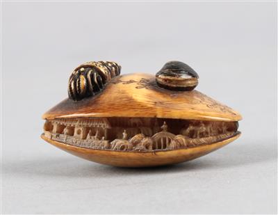 Netsuke einer Muschel, - Asiatika