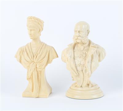 Kaiser Franz Joseph I. und Kaiserin Elisabeth, - Antiques