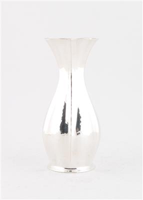 Italienische Silber Vase, - Silber