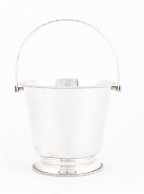 Italienischer Silber Eisbehälter, - Stříbro