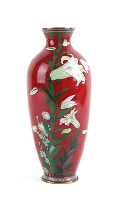 Cloisonné Vase, - Antiquitäten