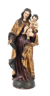 Madonna mit Kind, - Antiquariato