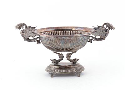 Silber Aufsatzschale, - Antiques