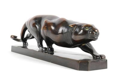 Fritz Behn (1878-1970), schleichender Leopard, - Antiques