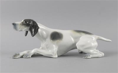 Liegender Hund, - Antiquariato