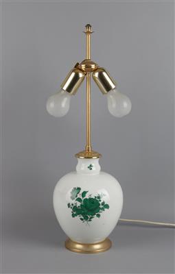 Tischlampe für 2 Glühbirnen ohne Schirm, - Antiques