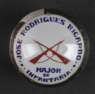 Briefbeschwerer - "Jose Rodrigues Ricardo Major de Infantaria", - Antiquariato