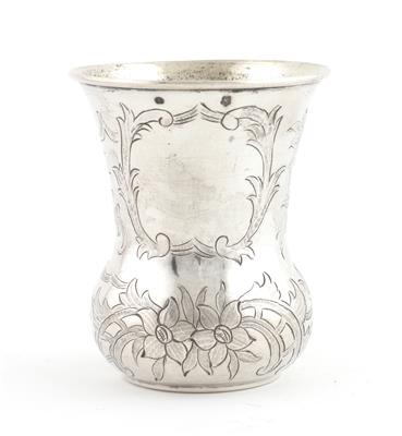 Wiener Silber Becher, - Antiquariato