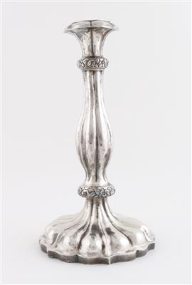 Wiener Silber Kerzenleuchter von 1851, - Antiquariato