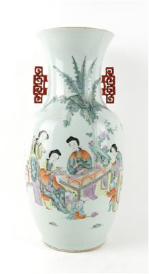 Famille rose Vase, - Antiquariato