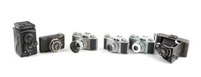 Sechs verschiedene Kameras: - Antiquariato