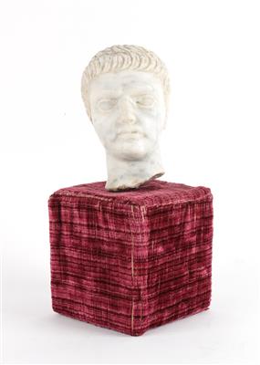Kleine Marmorbüste des Kaiser Tiberius, - Antiquariato