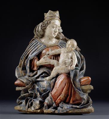 Madonna mit Kind, - Antiques