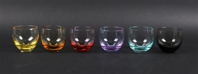6 Gläser, - Antiquitäten
