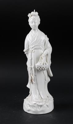 Blanc de Chine Figur der Lan Caihe, - Asiatika und islamische Kunst