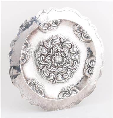 Silber Schauplatte, - Antiques