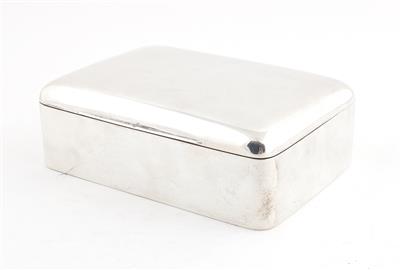 Wiener Silber Deckelkassette, - Antiquitäten