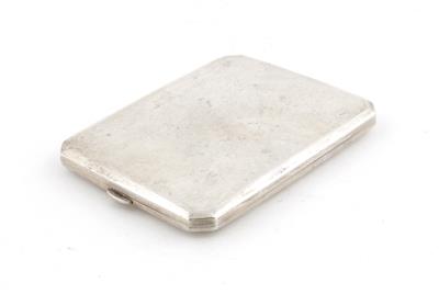 Wiener Silber Tabatiere mit Innenvergoldung, - Antiques