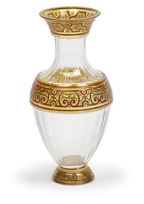 Lobmeyr-Vase, - Antiquariato
