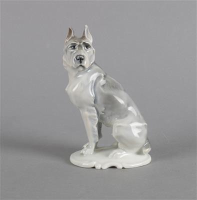 Sitzende Dogge, - Antiquariato