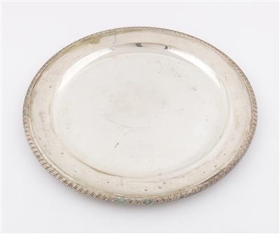 Italienischer Silber Teller, - Antiques