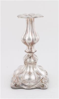 Prager Silber Kerzenleuchter, - Antiques