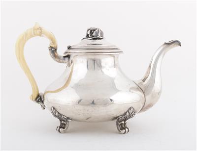Wiener Silber Teekanne von 1847, - Antiques