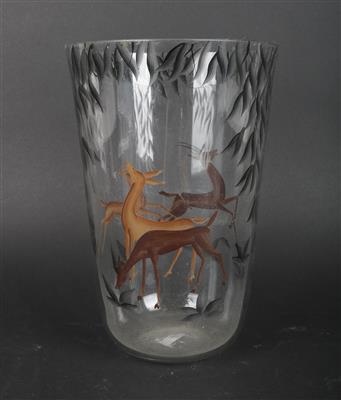 Vase mit Antilopen, - Antiques