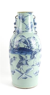 Seladon glasiert Vase, - Asiatica and Art