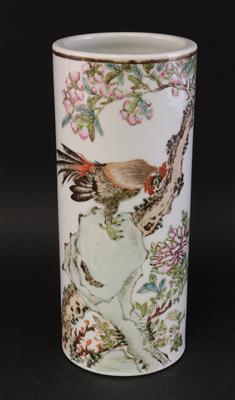 Vase oder Pinselbehälter, - Asiatica e Arte
