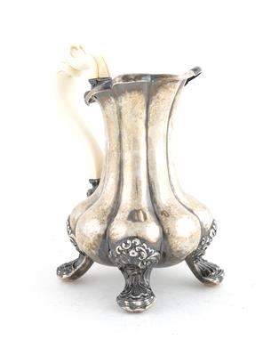 Wiener Silber Heißwassergießer von 1852, - Antiques