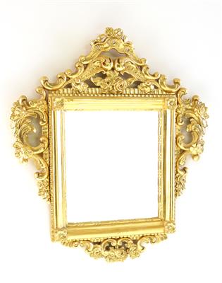 Geschnitzter Spiegelrahmen, - Antiques