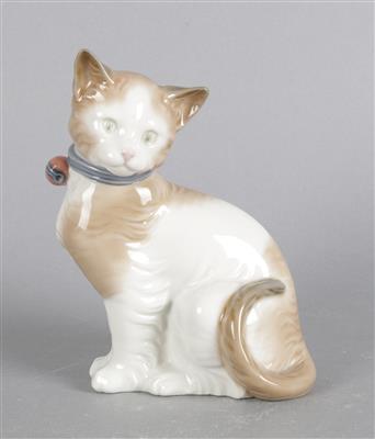Sitzende Katze, - Antiquitäten