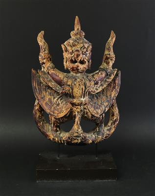 Makara und der Götter-Vogel Geruda, - Saisonabschluß-Auktion Antiquitäten