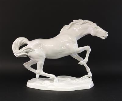 Rasendes Pferd, - Saisonabschluß-Auktion Antiquitäten