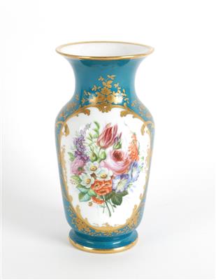 Vase, kaiserliche Manufaktur, Wien 1864, - Antiques