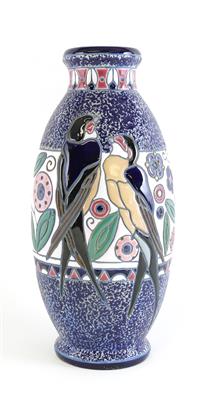 Jugendstil Vase, - Sommerauktion Antiquitäten