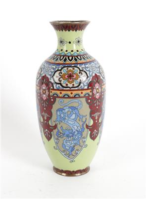 Cloisonné Vase, - Sommerauktion Antiquitäten
