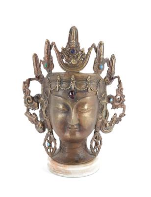 Kopf eines Bodhisattva, - Summer auction Antiques