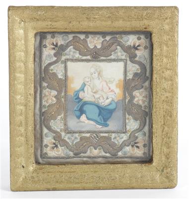 Madonna mit Kind, - Summer auction Antiques