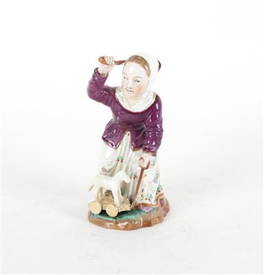 Mädchen mit Räderpferd, - Summer auction Antiques