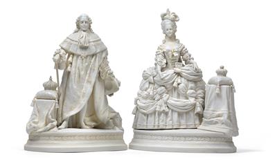 Ludwig XVI. König von Frankreich und Marie Antoinette, - Summer auction Antiques