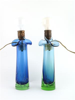 Paar Vasen als Lampen gearbeitet, - Letní aukce Starožitnosti
