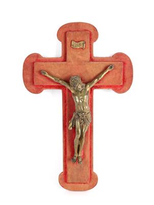 Kruzifix, - Volkskunst und Skulpturen