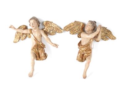 Paar fliegende Engel, - Starožitnosti
