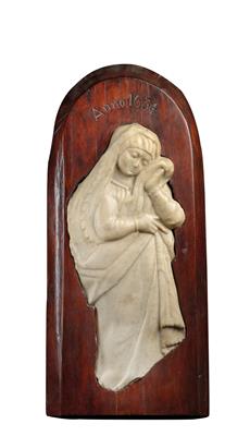 Trauernde Maria, - Volkskunst und Skulpturen