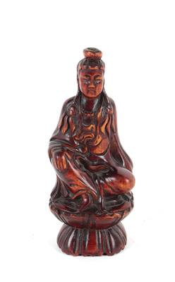 Bodhisattva auf Lotussockel, - Antiquariato